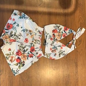 Floral Zaful two-piece set